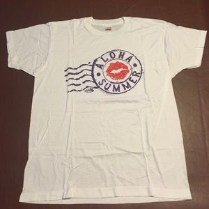 Vtg 1988 Aloha Summer 80s 90s Film Promo Tee XL